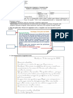 Evaluación de La Carta Tercero Basico