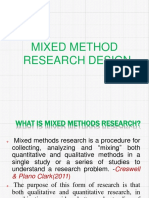 Mixed Method Research