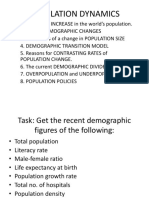 Population Dynamics