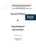 Psychological Assessment Luto