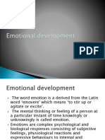 Emotional Development