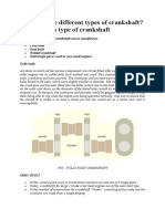 Type of Crankshafts