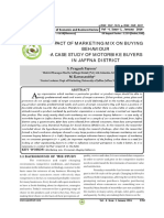 Impact of Marketing Mix On Buying Behaviour-A Case Study of Motorbike Buyers in Jaffna District