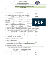 1st and 2nd Periodic Exam 2018-2019