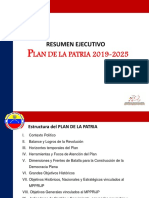 Resumen Ejecutivo Plan de La Patria