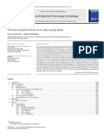 The Heat Treatment of Al Alloys