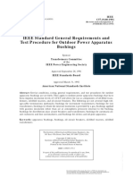 IEEE Standard General Requirements and Test Procedure For Outdoor Power Apparatus Bushings