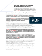 Relación Entre Sociología y Trabajo Social