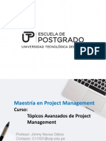 Topicos Avanzados de Project Management 