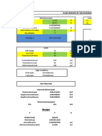 Slab Design by Muhammad Sarmad Sonyal: Slab Dimensions Concrete Properties