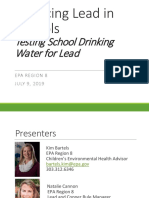 Reducing Lead in Schools Webinar