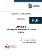 Actividad 2 Tasa Marginal de Sustitución Técnica