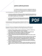 Funciones Del Organismo Judicial Guatemala