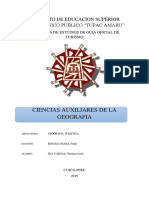 Ciencias Auxiliares de La Geografia