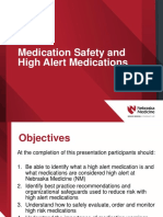 MSD High Risk Medications Inpatient Setting