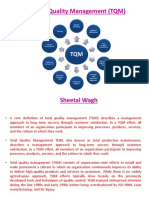 Total Quality Management (TQM)