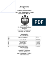 IT Based Process Change