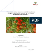 Fitosanitarios Residuo Cero para El Control de Pseudomonas en Tomate (Tehuacatl)