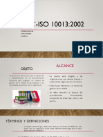 GTC-ISO 10013:2002: Katerine Tarazona Natalia Becerra Anderson