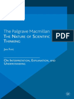 Jan Faye (Auth.) - The Nature of Scientific Thinking - On Interpretation, Explanation, and Understanding-Palgrave Macmillan UK (2014)