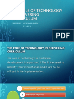 The Role of Technology in Delivering Curriculum