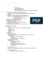 Inorganic Compounds and Solutions