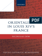 Nicholas Dew - Orientalism in Louis XIV's France (Oxford Historical Monographs) (2009) PDF