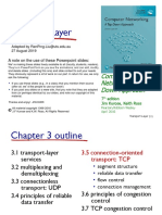 Transport Layer: Computer Networking: A Top Down Approach