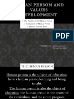 Human Person and Values Development