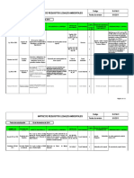 Ejemplo - Matriz de Requisitos Legales Ambientales