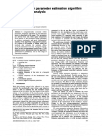 Induction Motor Parameter Estimation Algorithm Using Spectral Analysis