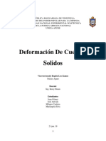 Deformacion de Cuerpos Solidos