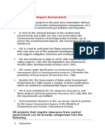 Environmental Impact Assessment