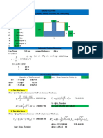 Axially Loaded Spread Footing