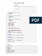 Python Program To Make A Simple Calculator: Def Return