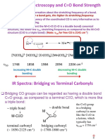 Infrared (IR) Spectroscopy and C O Bond Strength