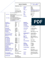 Ship Particulars