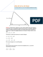 Ejercicios de Senos