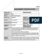 MBA 1 MM SBLC7009 Assignment 1 and 2 Aug-Nov 2019