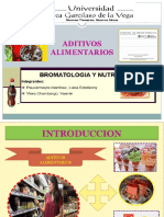 Aditivos Alimenticios Bromatologia