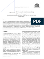 Optimizing Flow in Plastic Injection Molding