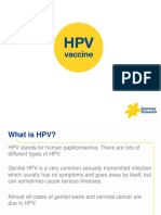 HPV Vaccine Powerpoint Presentation