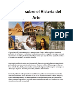 Ensayo Sobre El Historia Del Arte