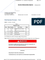 Fuel System Pressure - Test: Shutdown SIS Previous Screen