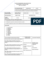 NEW FORMAT SYLLABUS History of Architecture 2