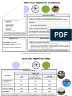 City of San Ramon - Picnic Reservation Information Updated July 2017