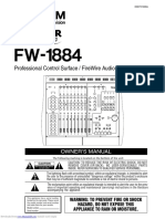 Professional Control Surface / Firewire Audio-Midi Interface