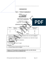 (VCE Chemistry) 2008 TSSM Unit 2 Sample Exam