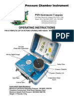 1505D Pressure Chamber Instrument - Operating Instructions