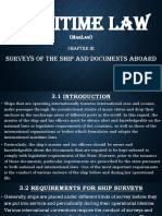 Maritime Law: Surveys of The Ship and Documents Aboard